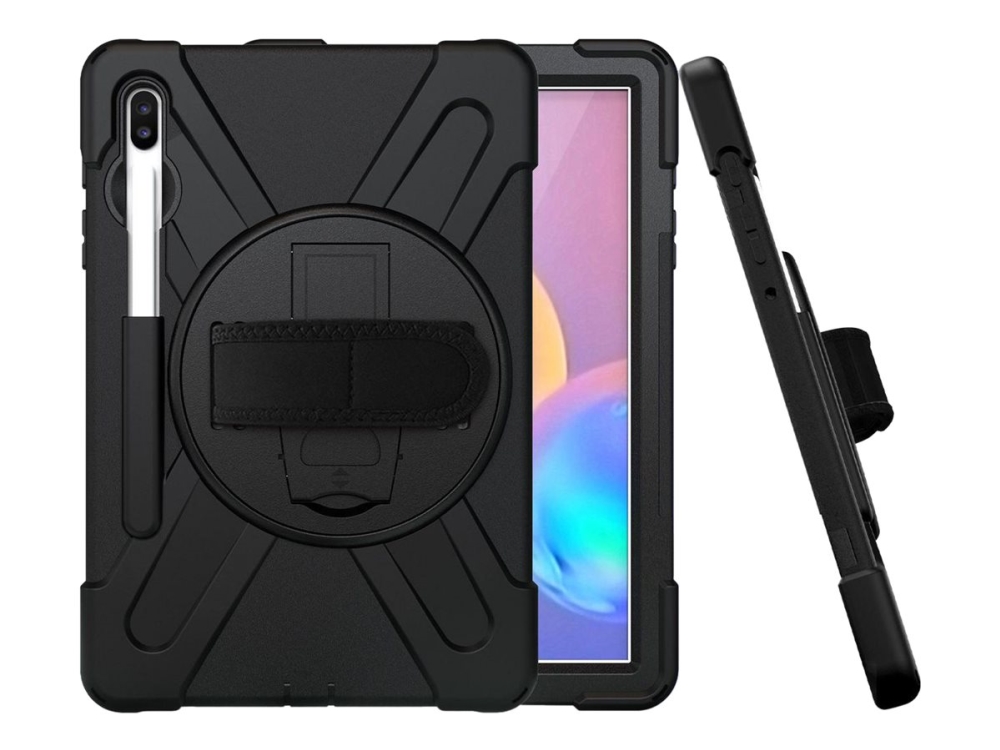 Estuff Bagsidecover Til Tablet Sort For Samsung Galaxy Tab S6
