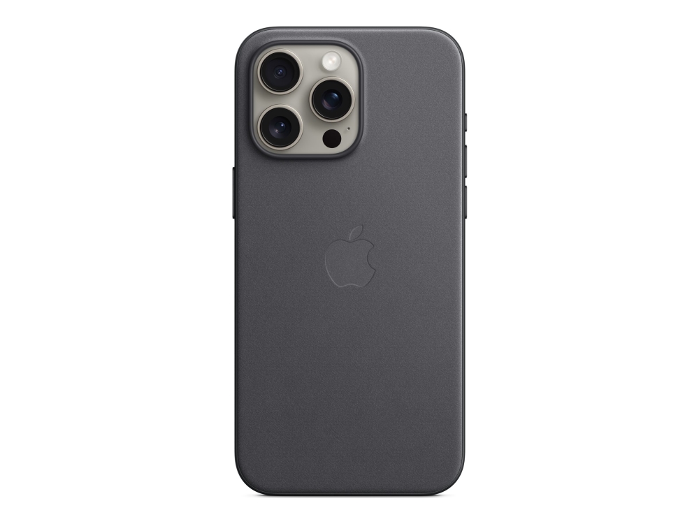 Apple Bagsidecover Til Mobiltelefon Magsafe-kompatibilitet Finewoven Sort For Iphone 15 Pro Max