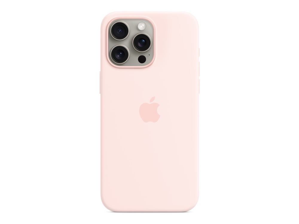 Apple Bagsidecover Til Mobiltelefon Magsafe-kompatibilitet Silicone Lys Pink For Iphone 15 Pro Max