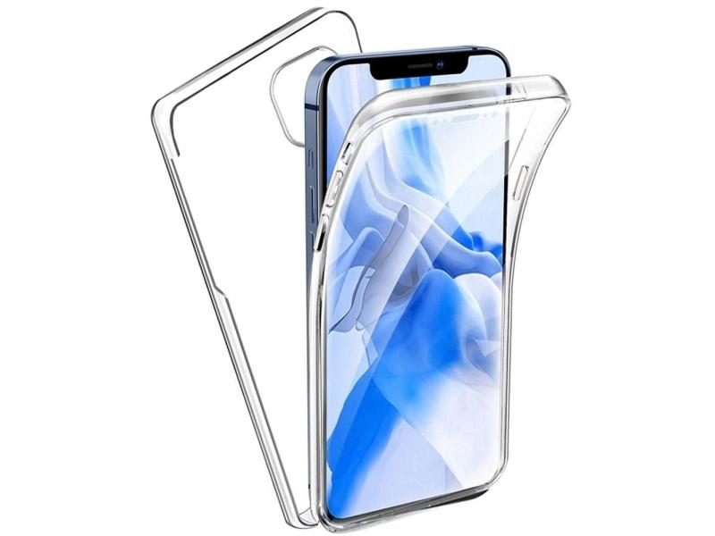 360 Full Cover Case     Tpu For Iphone           2020     2022 Transparent