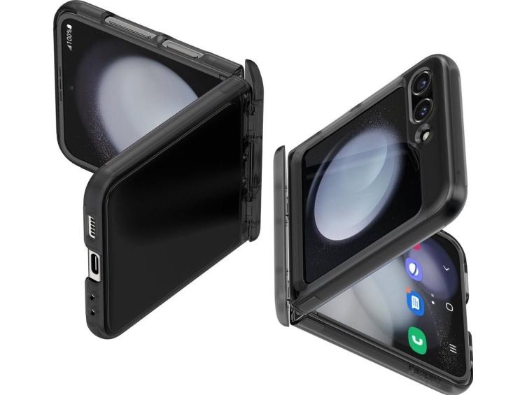 Spigen Acs06845  Cover  Samsung  Galaxy   Flip    17         Grå