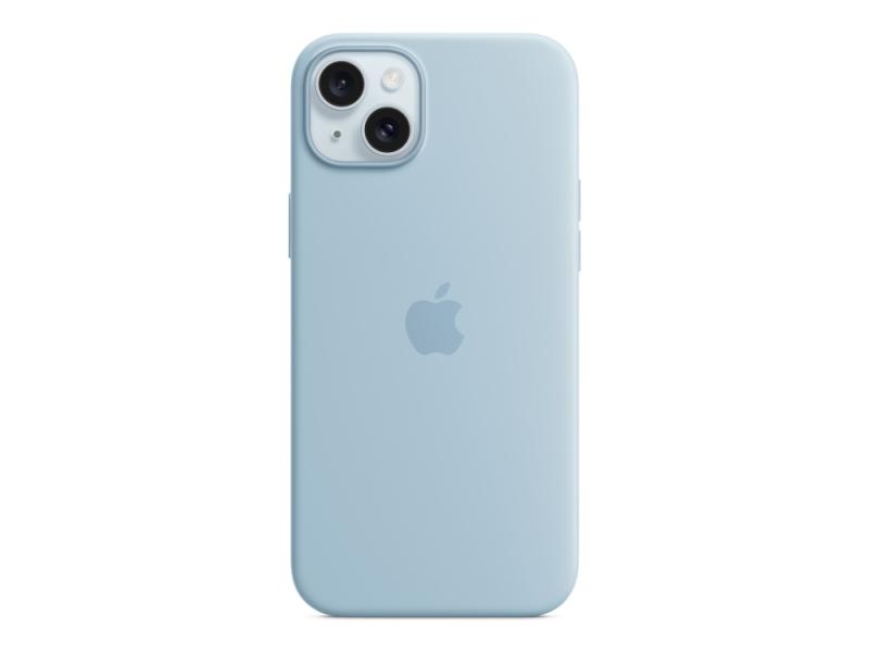 Apple Bagsidecover Til Mobiltelefon Magsafe-kompatibilitet Silicone Lyseblå For Iphone 15 Plus