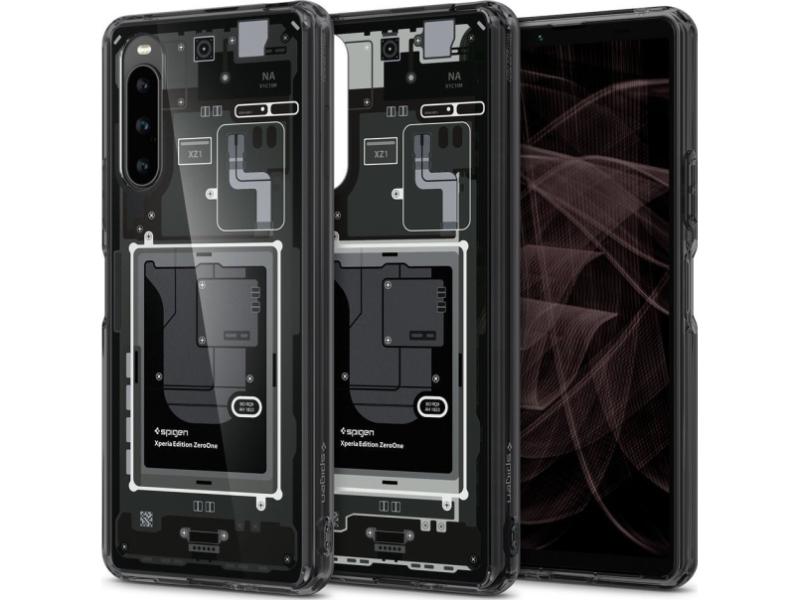 Spigen Ultra Hybrid Zero One  Cover  Sony  Sony Xperia 10    15           Sort  Grå