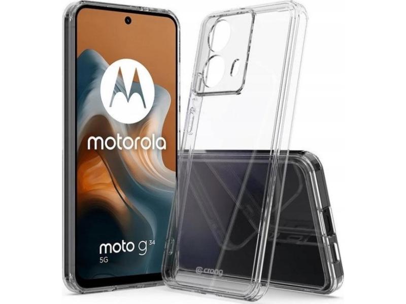 Crong Crong Crystal Shield Cover Motorola Moto G34-etui  Gennemsigtig