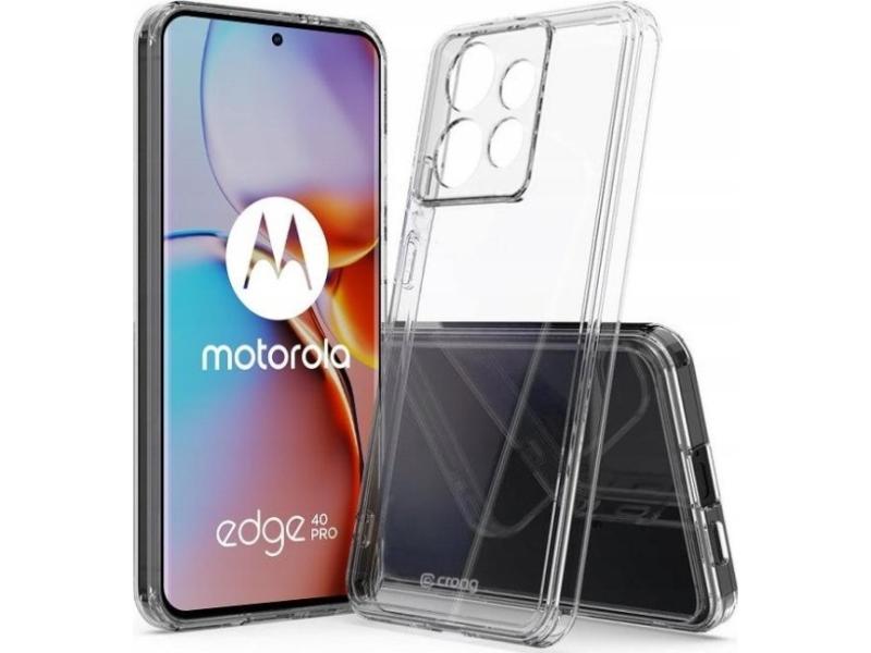 Crong Crong Crystal Shield Cover Motorola Edge 40 Pro-etui  Gennemsigtig