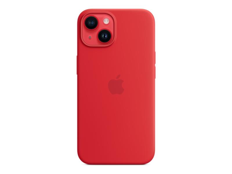 Apple  Product  Red Bagsidecover Til Mobiltelefon Magsafe-kompatibilitet Silicone Rød For Iphone 14