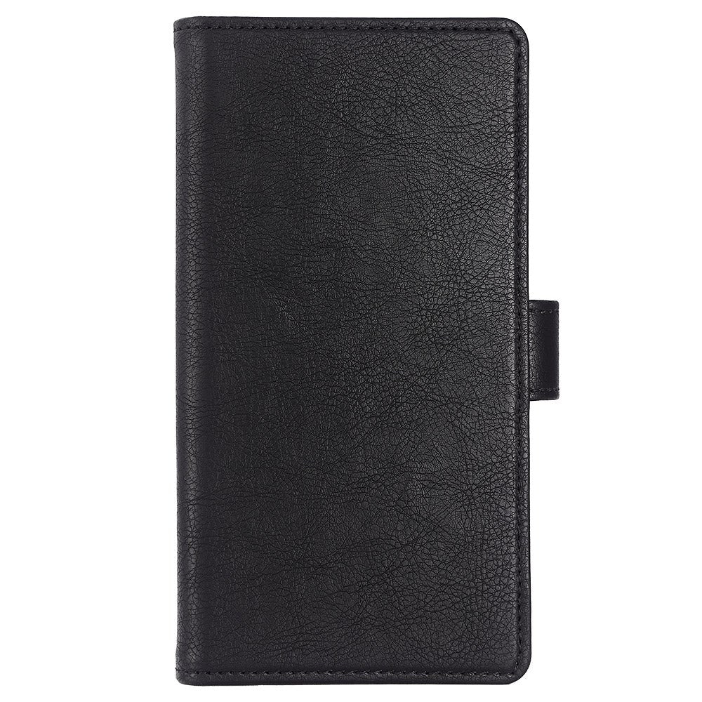 Essentials Google Pixel   Kunst Læder Flip Cover          Kortholder Sort
