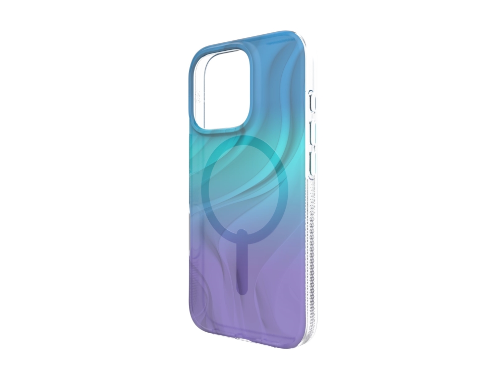 Zagg Milan Snap Bagsidecover Til Mobiltelefon Magsafe-kompatibilitet Grafen Dyb Aurora For Apple Iphone 16 Pro