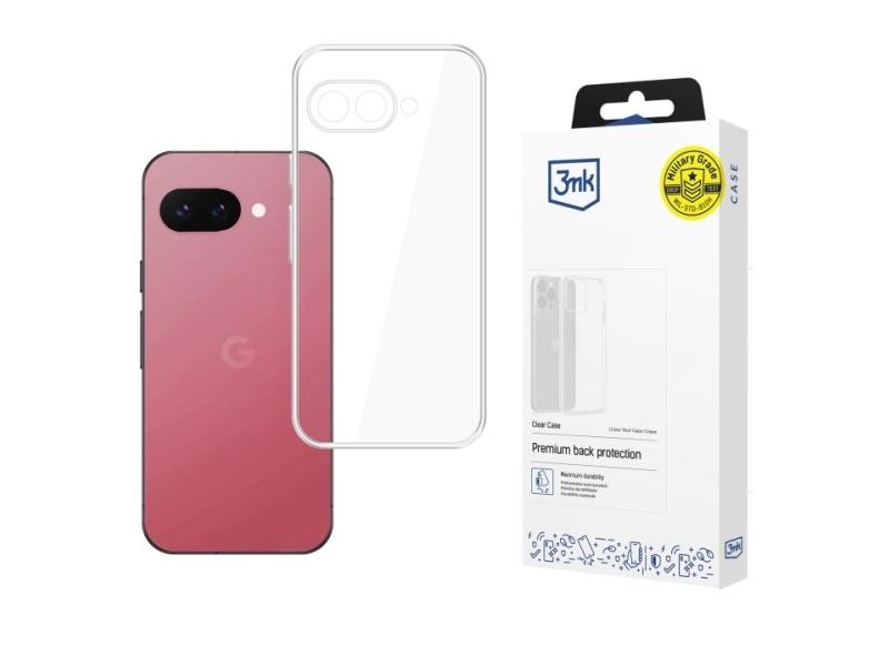 3mk Clear Case  Cover  Google  Pixel 9a  17         Transparent