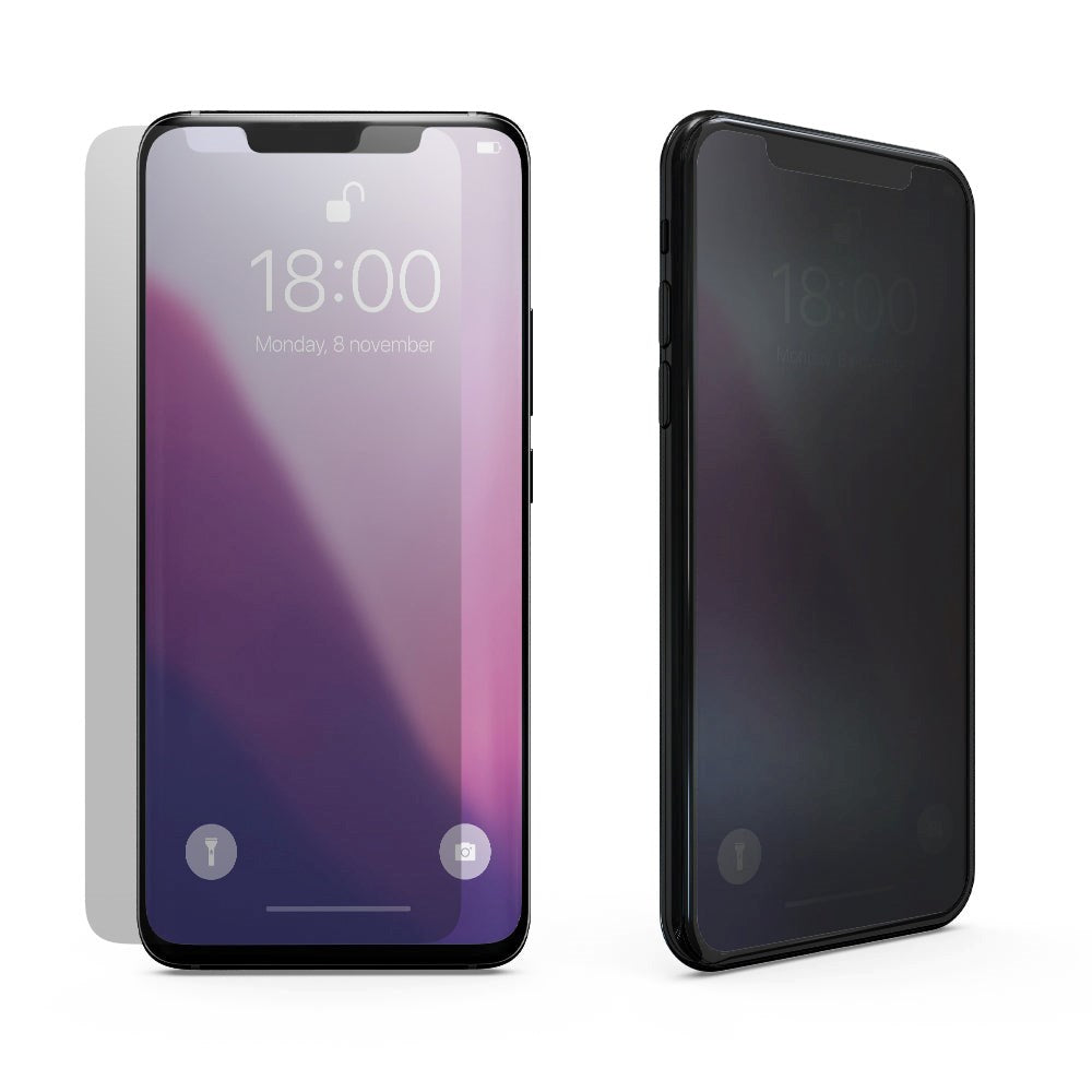 Motorola Moto G52   G82 Privacy Skærmbeskyttelse Hærdet Glas Sort Kant