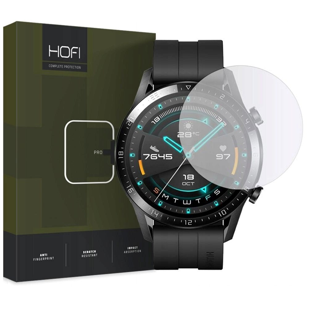 Huawei Watch      46  Hofi  -pack- Skærmbeskyttelse Gennemsigtig