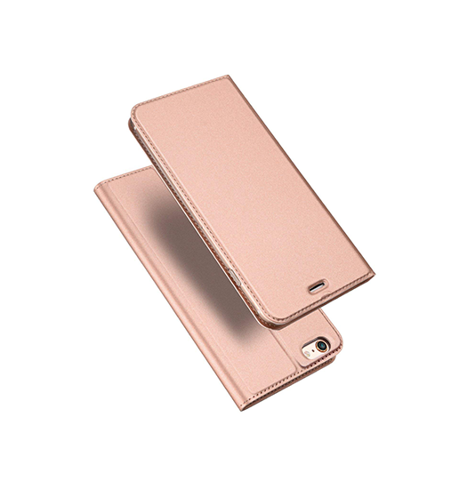 Iphone   6s Dux Ducis Trade  Vanquish Flipcover Etui Roseguld