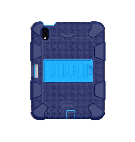 Ipad Mini  2021 2024  Deluxe Trade  Robust Stødsikkert Tpu Cover    Kickstand  Blå Navy