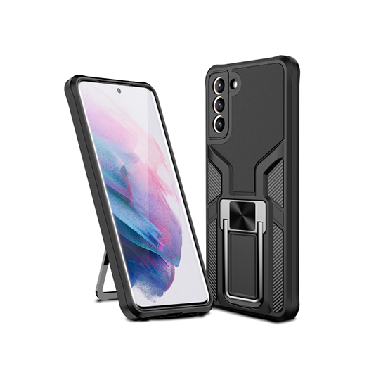Samsung Galaxy S21 Plus  Deluxe Trade  Håndværker Cover    Kickstand Sort