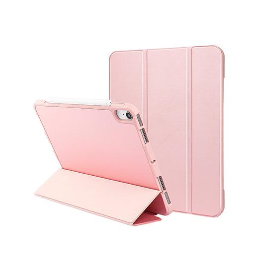 Ipad Mini  2021 2024  Lux Trade  Smart Trifold Silikone Cover  Rose Lyserød