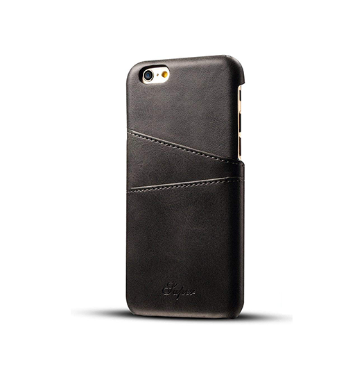 Iphone   6s Plus   Design Trade  Læder Cover    Kortholder Sort