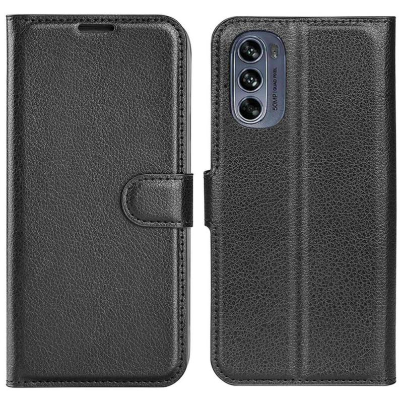 Motorola Moto G62 5g Læder Cover   Pung Sort