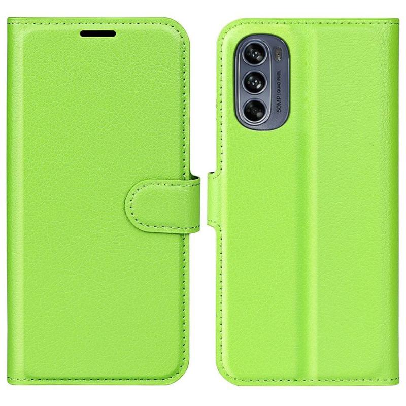 Motorola Moto G62 5g Læder Cover   Pung Grøn