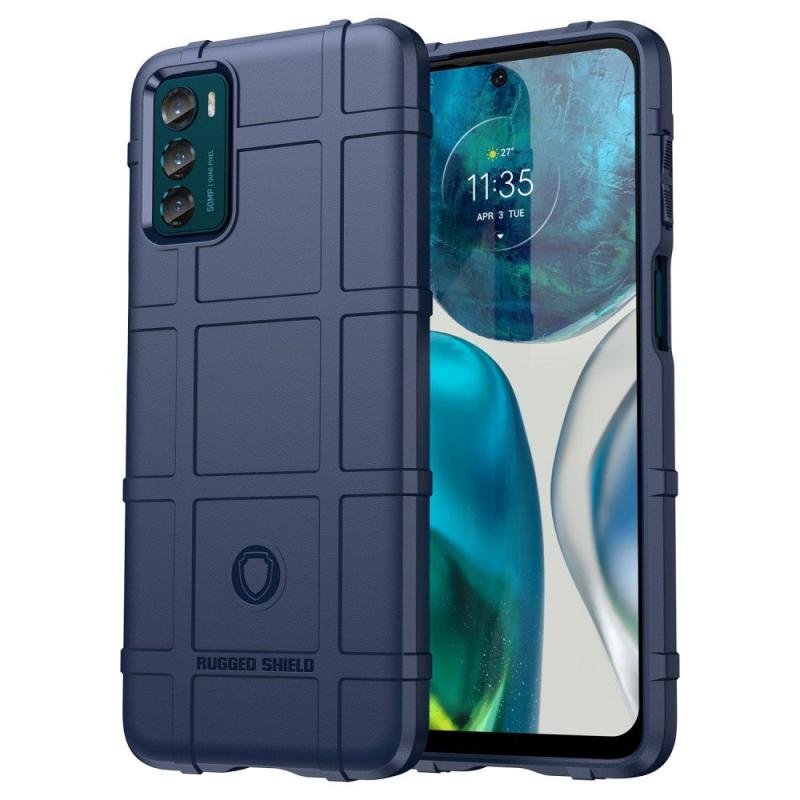 Motorola Moto G42 Rugged Shield Series Håndværker Bagside Cover Blå