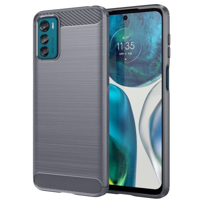Motorola Moto G42 4g Gummi Cover Børstet Design Grå