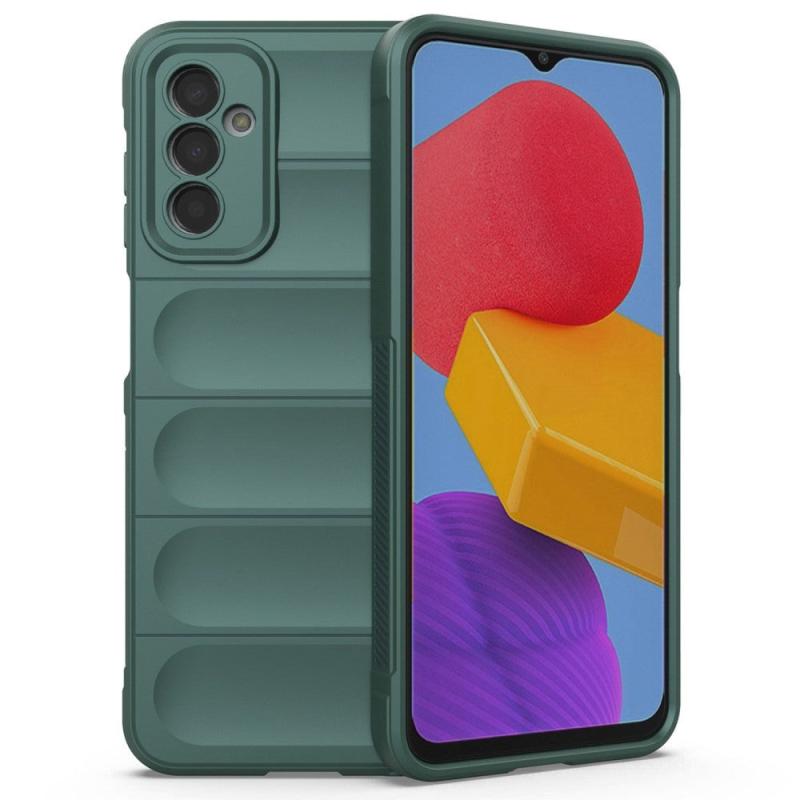 Samsung Galaxy M13 Fleksibelt Plastik Bagside Cover Grøn