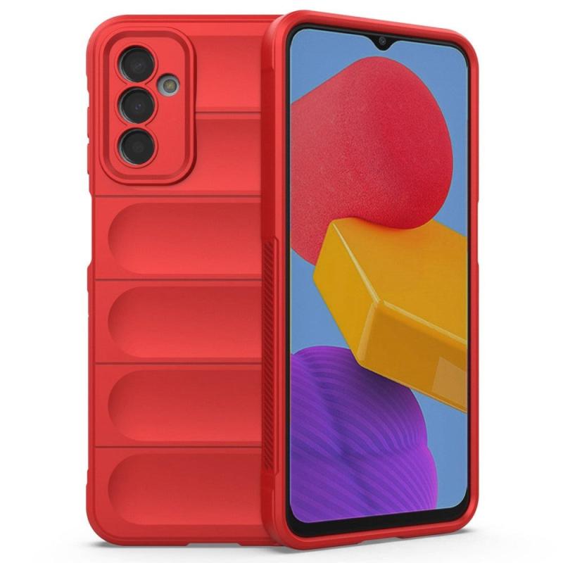Samsung Galaxy M13 Fleksibelt Plastik Bagside Cover Rød