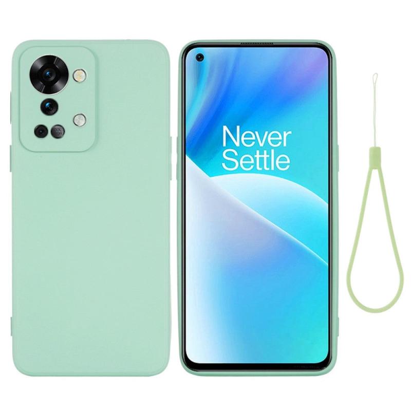 Oneplus Nord 2t  5g  Liquid Silikone Bagside Cover    Strop Grøn