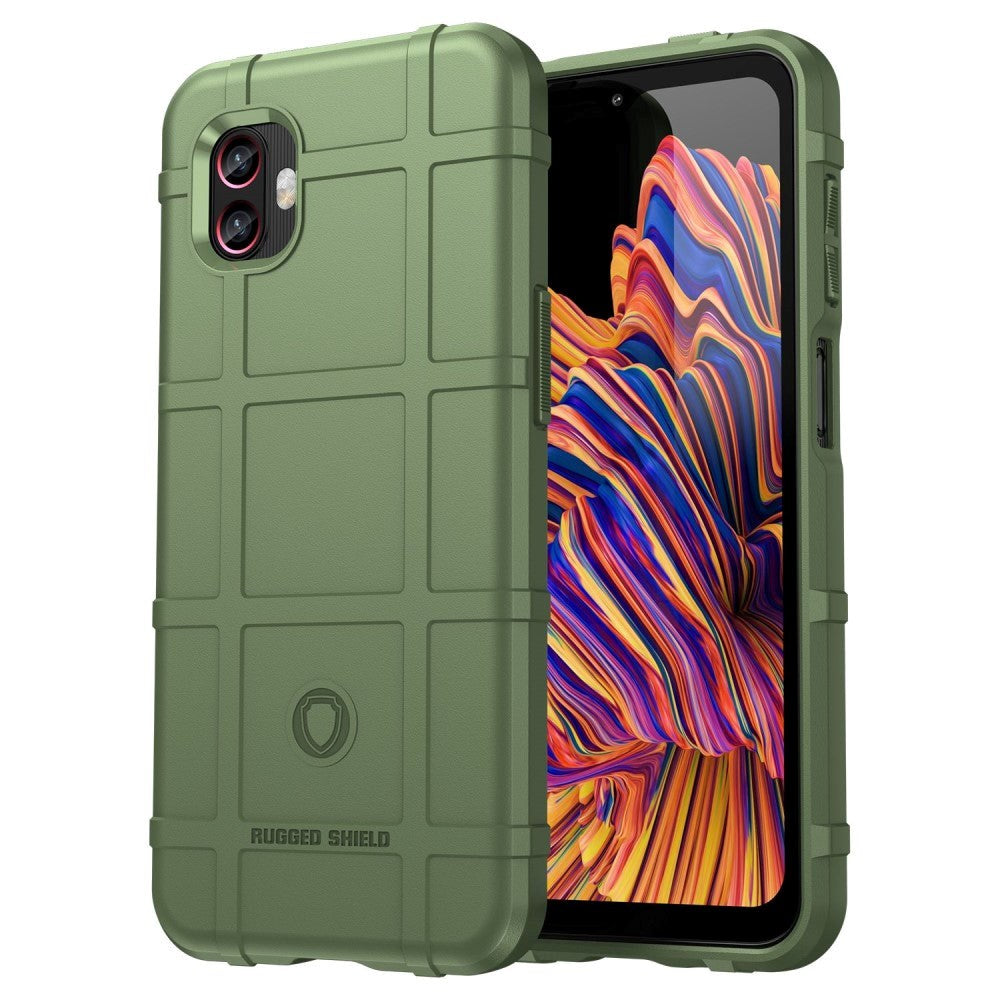 Samsung Galaxy Xcover   Pro Rugged Shield Series Håndværker Bagside Cover Grøn