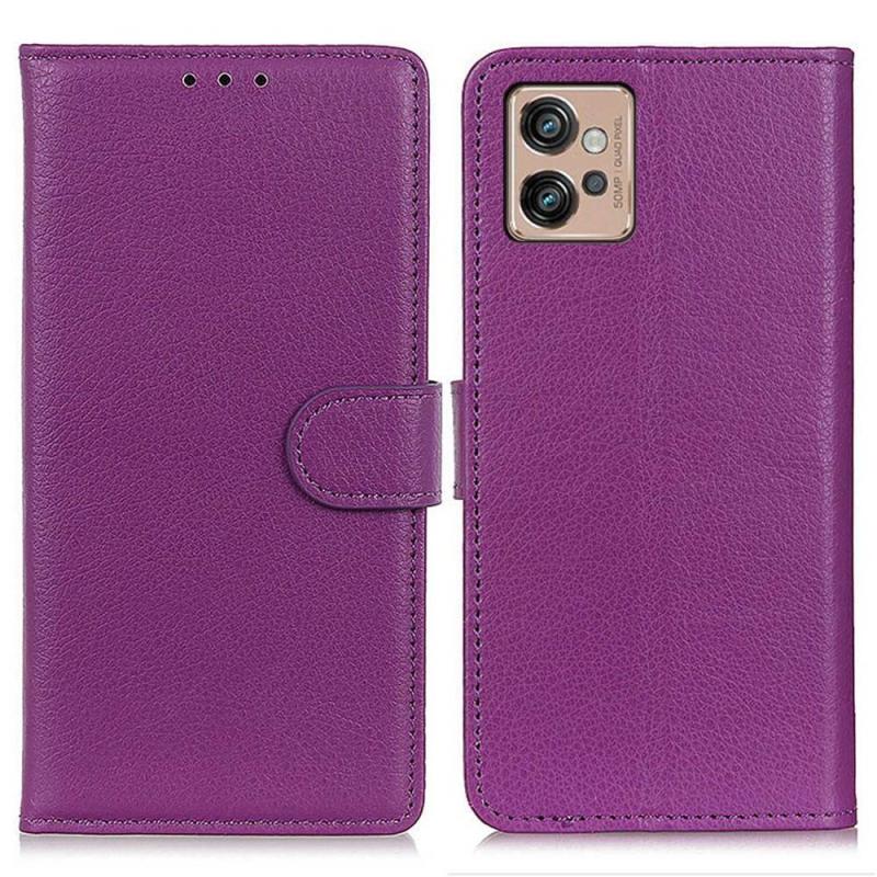 Motorola Moto G32 4g Læder Cover   Pung Lilla