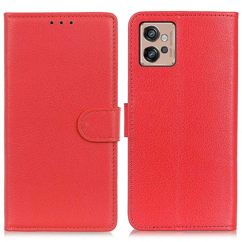 Motorola Moto G32 4g Læder Cover   Pung Rød