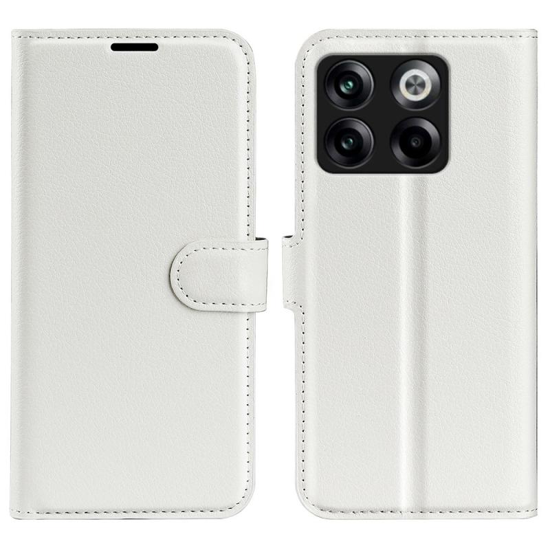 Oneplus 10t 5g Læder Cover   Pung Hvid