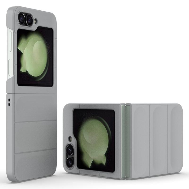 Eiderwood Samsung Galaxy   Flip6 Fleksibelt Plastik Bagside Cover Lysegrå