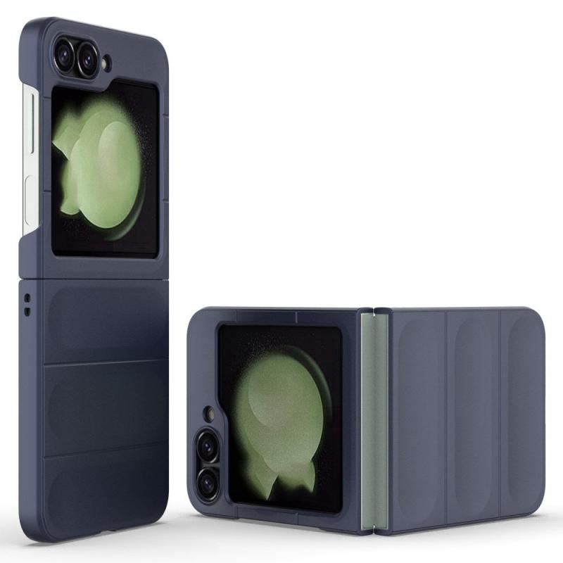 Eiderwood Samsung Galaxy   Flip6 Fleksibelt Plastik Bagside Cover Mørkeblå