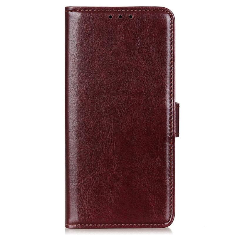 Sony Xperia     Klassisk Læder Flip Cover    Stander   Pung Brun