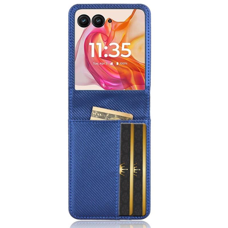 Eiderwood Motorola Razr 50 Ultra 5g Kunstlæder Cover    Kortholde Blå