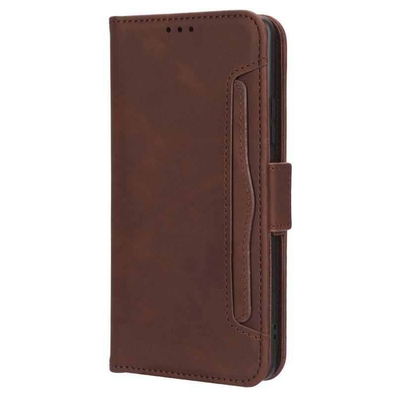 Sony Xperia     Læder Flip Cover    Ståfunktion   Kortholder   Ekstra Kortlomme  Brun