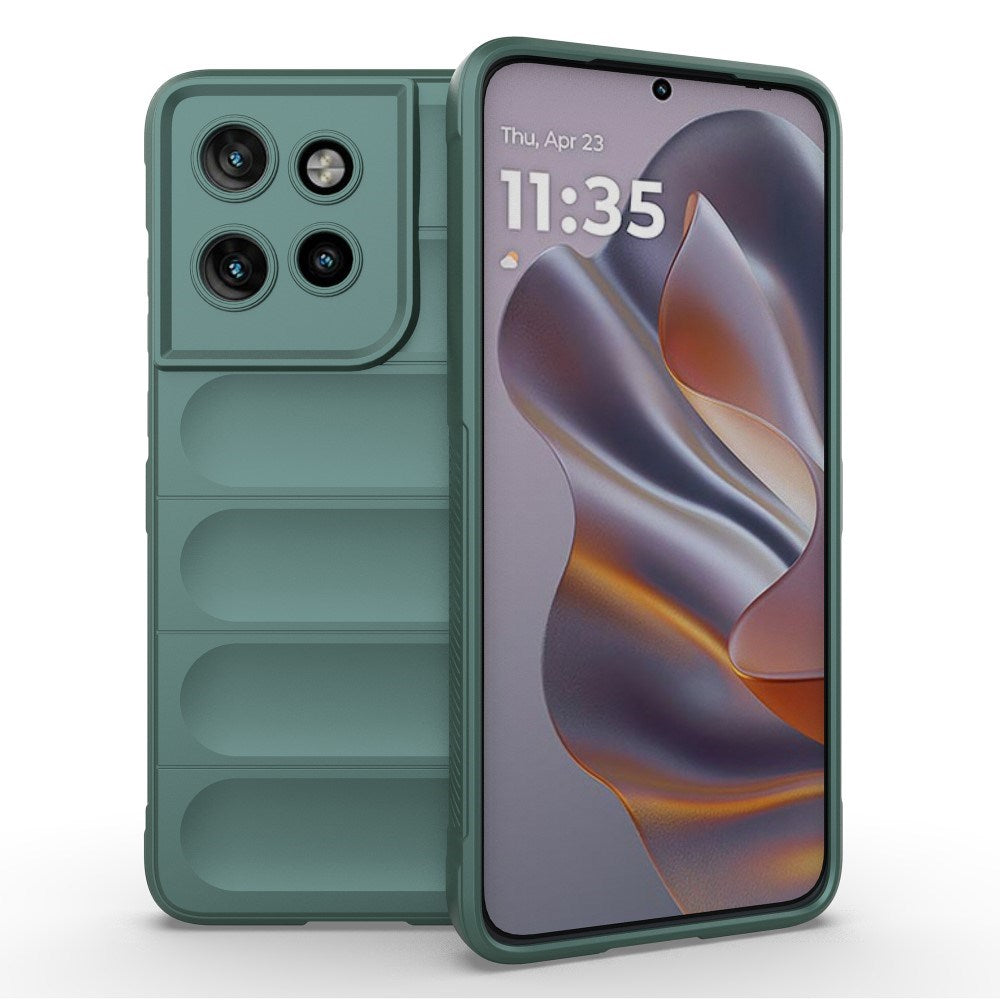 Eiderwood Xmotorola Edge 50 Neo   Thinkphone 25 Fleksibelt Plastik Bagside Cover Grøn