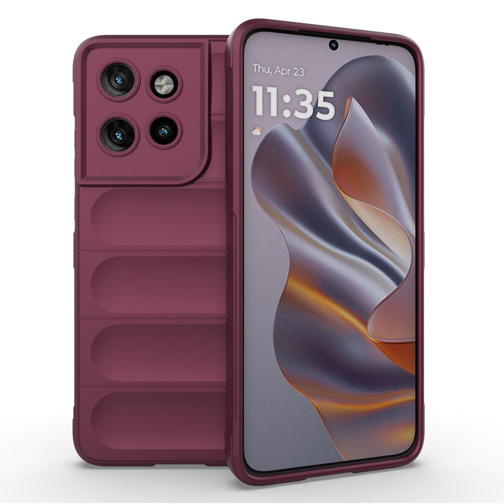 Eiderwood Xmotorola Edge 50 Neo   Thinkphone 25 Fleksibelt Plastik Bagside Cover Rød