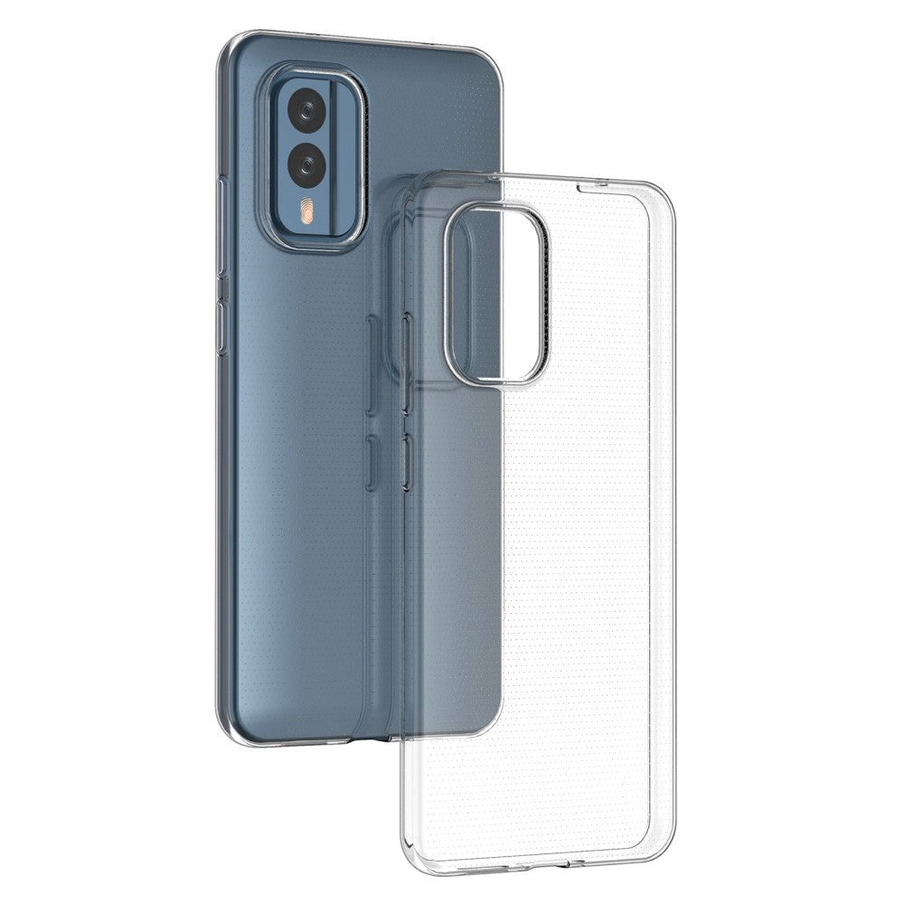 Nokia X30 Fleksibel Bagside Cover Gennemsigtig