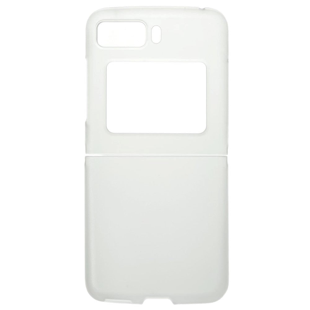 Motorola Razr 2022 Hårdt Plastik Cover Mat Gennemsigtig