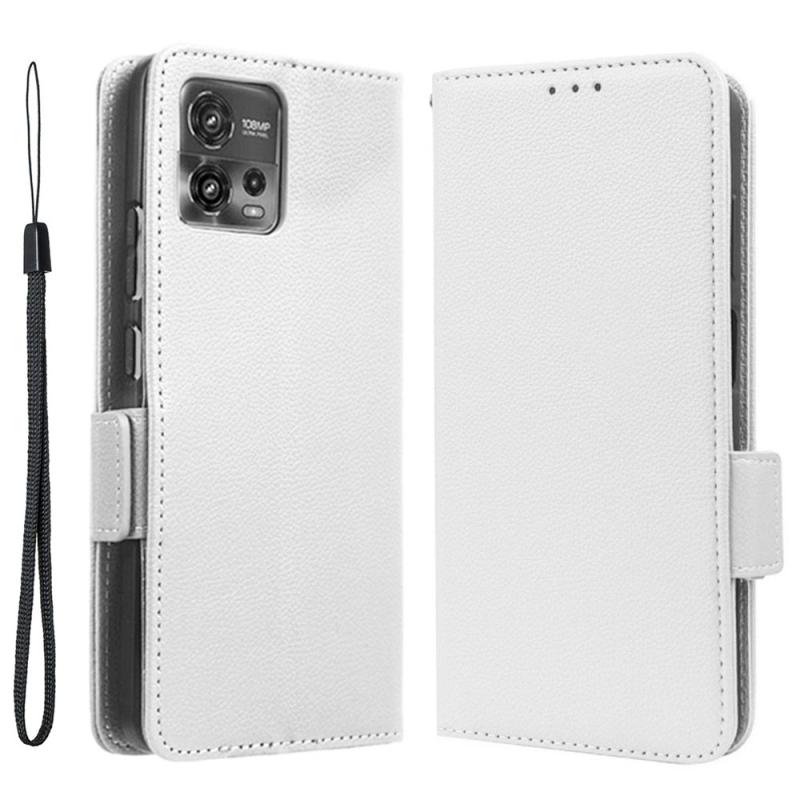 Motorola Moto G72 4g Læder Cover   Pung Hvid
