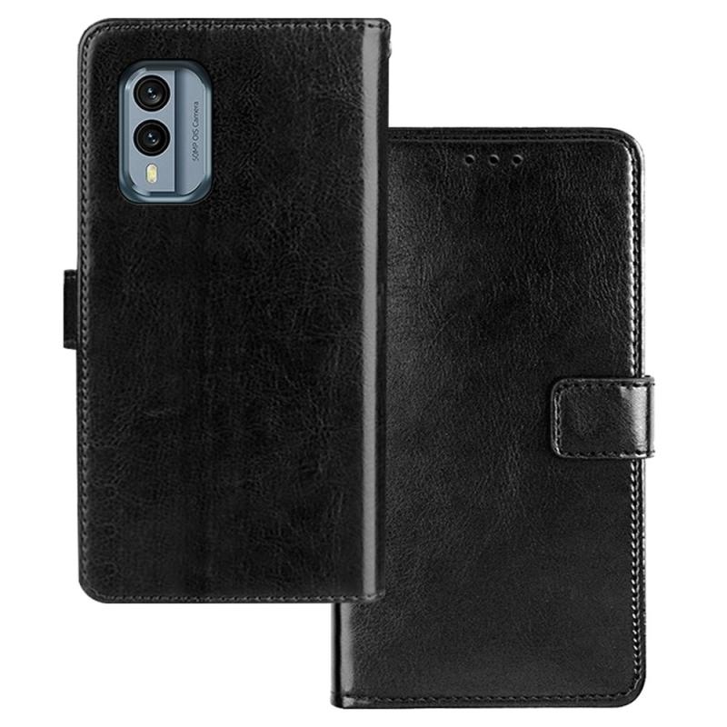 Nokia X30 5g Idewei Læder Cover   Pung Sort