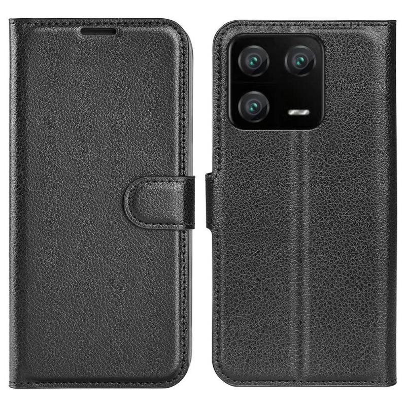 Xiaomi 13 Pro 5g Læder Cover   Pung Sort