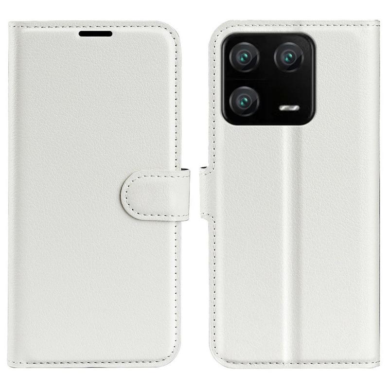 Xiaomi 13 Pro 5g Læder Cover   Pung Hvid