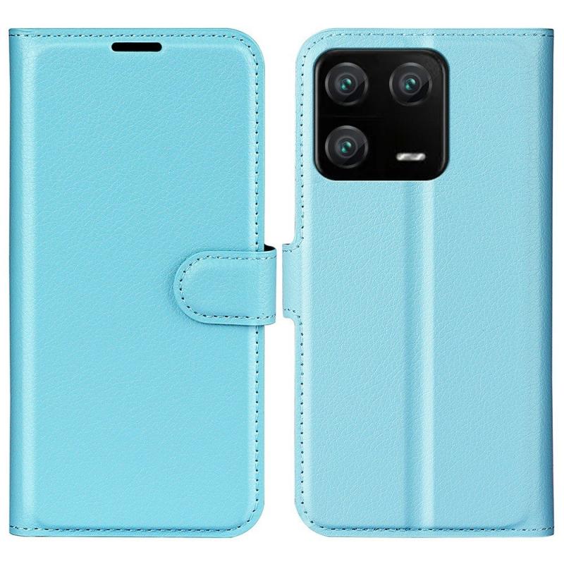 Xiaomi 13 Pro 5g Læder Cover   Pung Blå