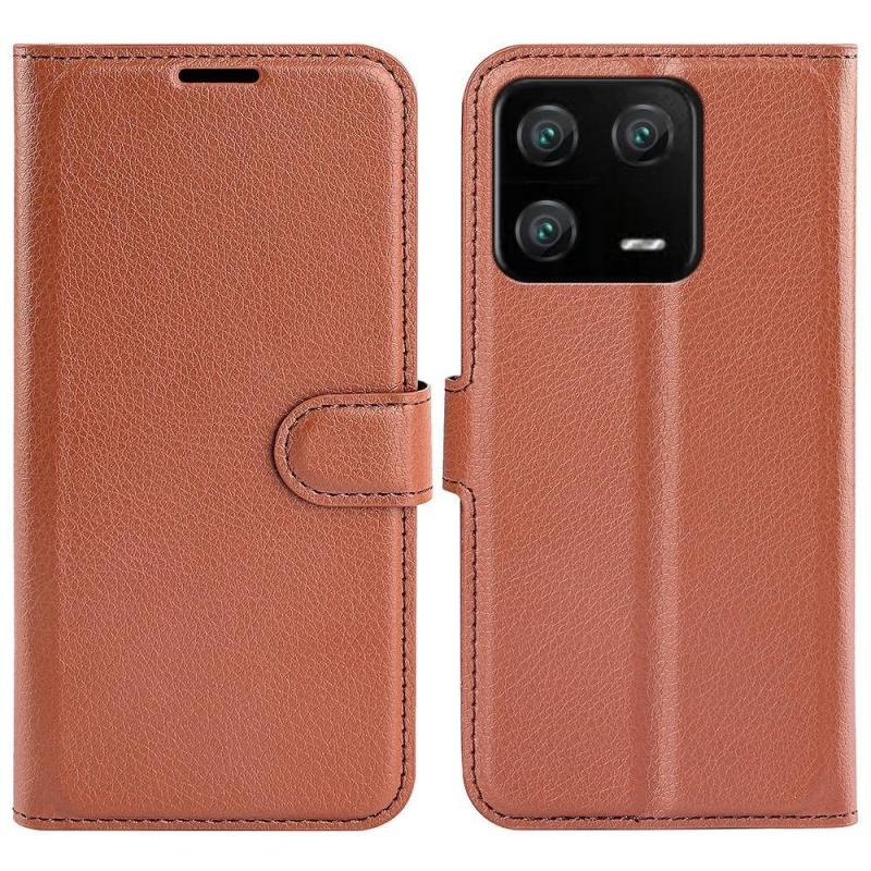 Xiaomi 13 Pro 5g Læder Cover   Pung Brun