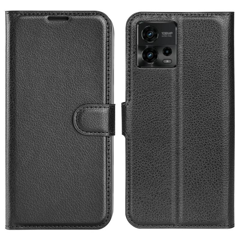 Motorola Moto G72 4g Læder Cover   Pung Sort