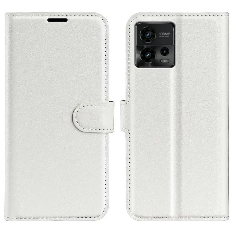 Motorola Moto G72 4g Læder Cover   Pung Hvid