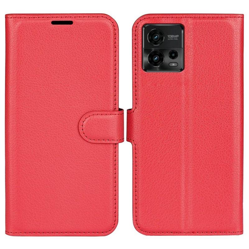 Motorola Moto G72 4g Læder Cover   Pung Rød