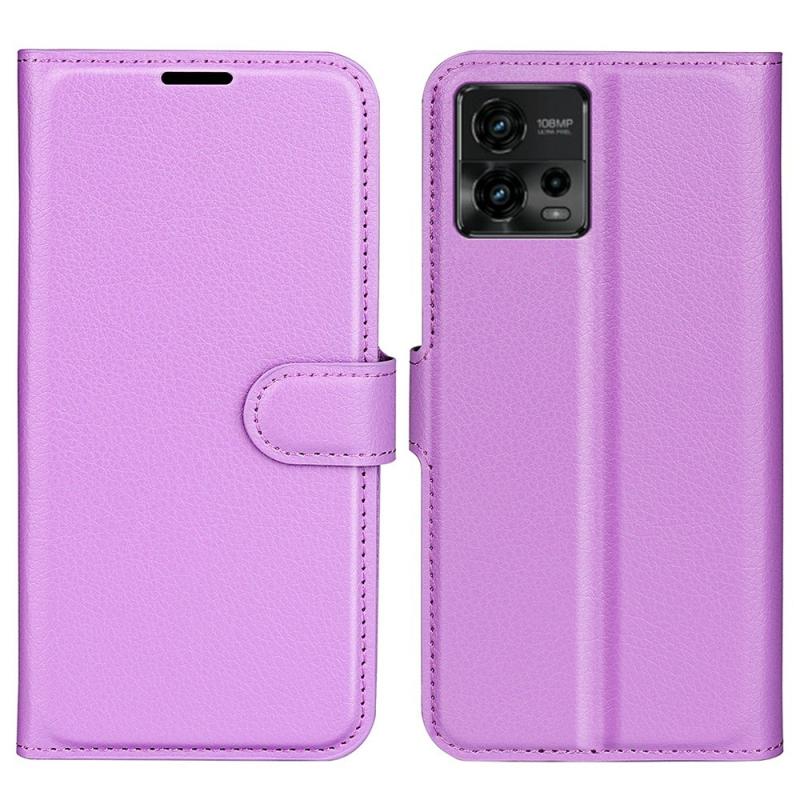 Motorola Moto G72 4g Læder Cover   Pung Lilla
